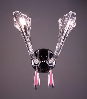 Inspiration-82022 CH PINK - Sconce/WallBracket-2 Lights