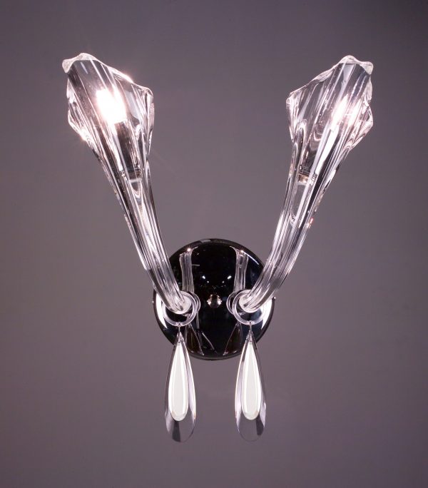 Inspiration-82022 CH WHT - Sconce/WallBracket-2 Lights - Image 1