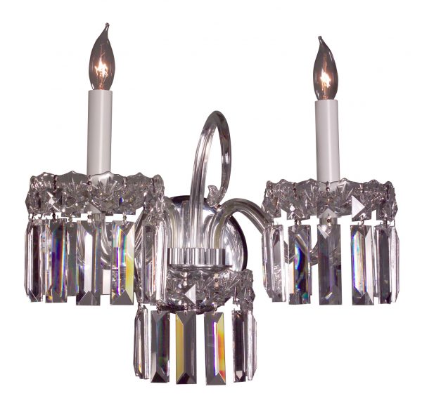 Buckingham-82032 CH CP - Sconce/WallBracket-2 Lights - Image 1