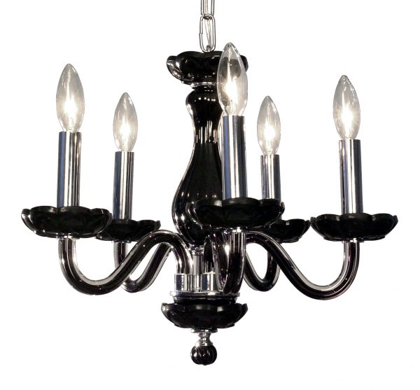 Monaco-82045 BLK - Chandelier-5 Lights - Image 1