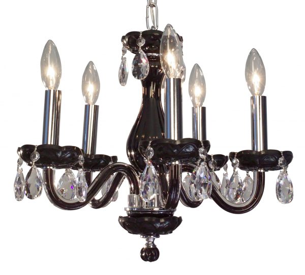 Monaco-82045 BLK CPPR - Chandelier-5 Lights - Image 1