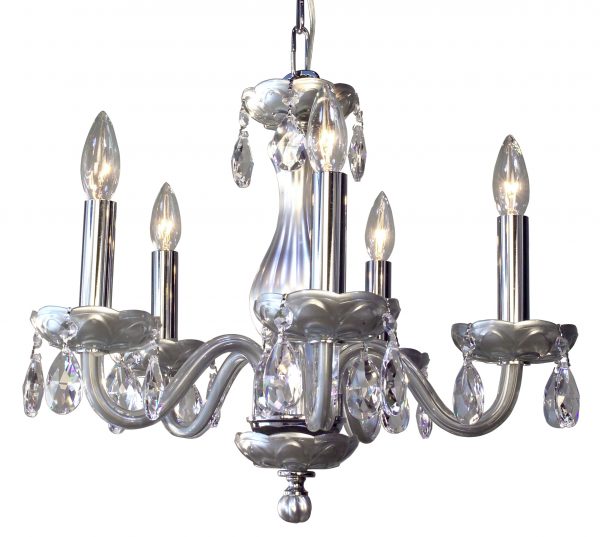 Monaco-82045 SIL CP - Chandelier-5 Lights - Image 1