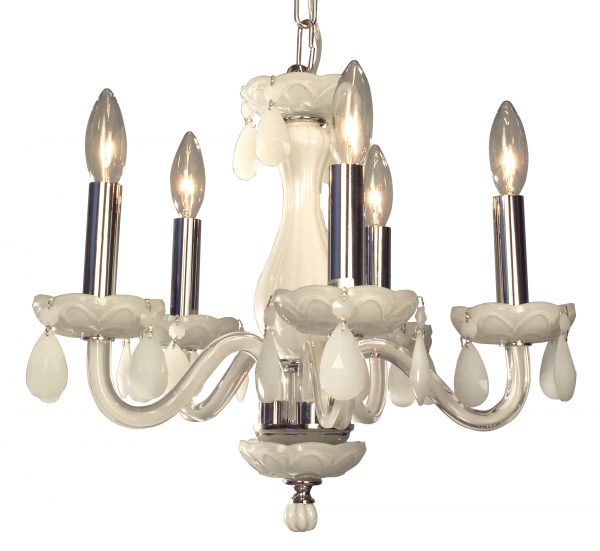 Monaco-82045 WHT WH - Chandelier-5 Lights - Image 1