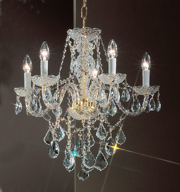 Monticello-8245 GP C - Chandelier-5 Lights - Image 1