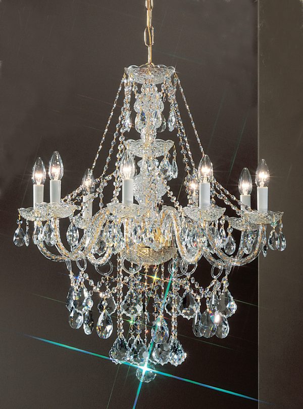 Monticello-8248 GP C - Chandelier-8 Lights - Image 1