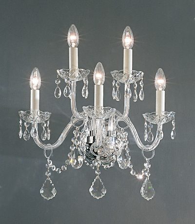 Bohemia-8260 CH C - Sconce/WallBracket-5 Lights