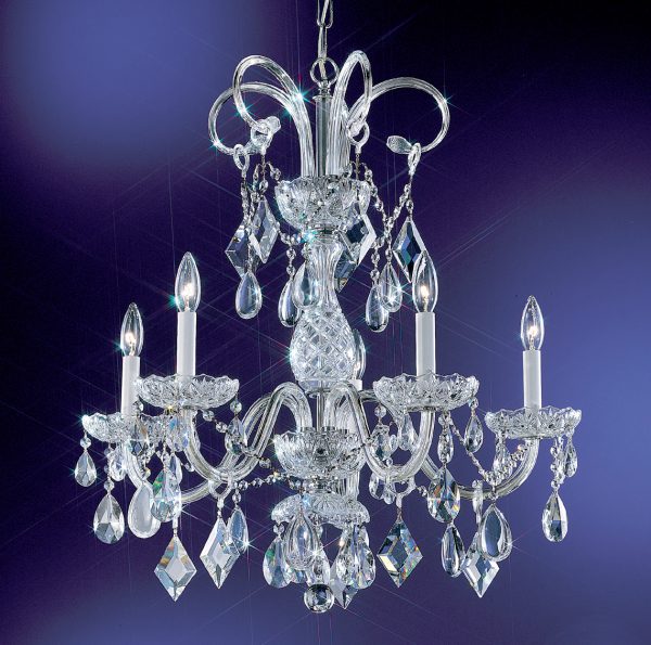Prague-8287 CH C - Chandelier-5 Lights - Image 1