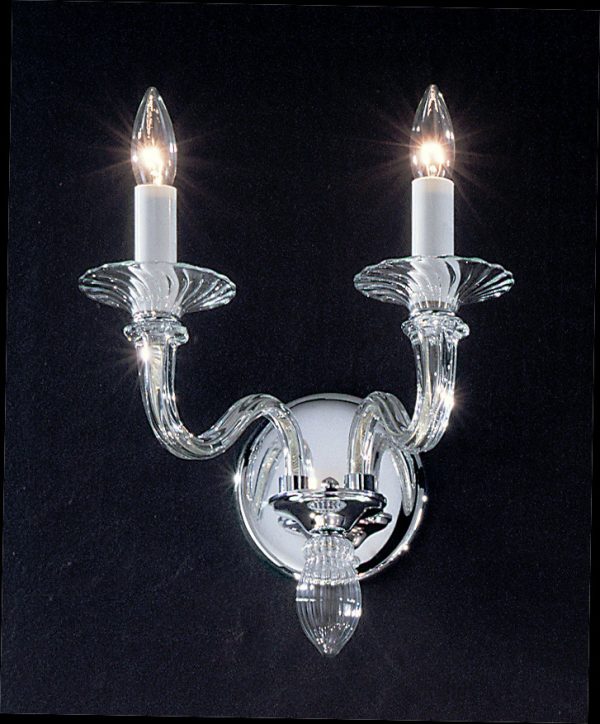 Palermo-8290 CH - Sconce/WallBracket-2 Lights - Image 1
