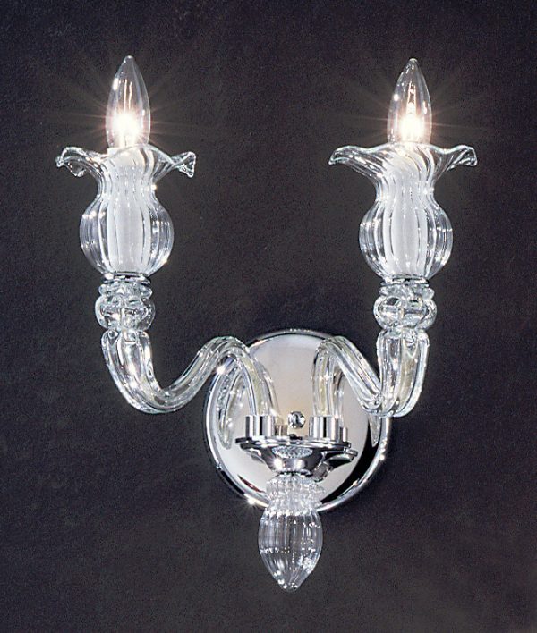 Palermo-8292 CH - Sconce/WallBracket-2 Lights - Image 1