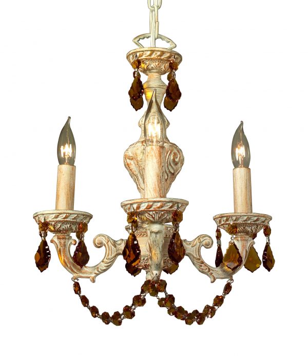 Gabrielle Color-8335 AMB AM - Mini-Chandelier-4 Lights - Image 1