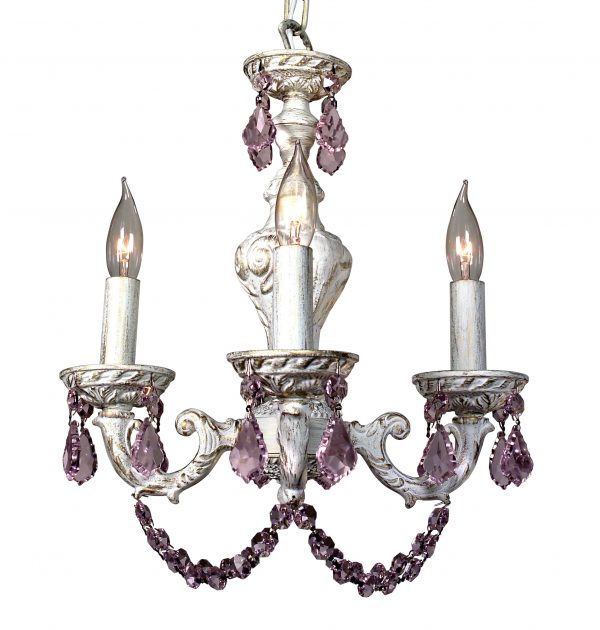Gabrielle Color-8335 AW PNK - Mini-Chandelier-4 Lights - Image 1