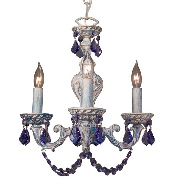 Gabrielle Color-8335 BLU SAP - Mini-Chandelier-4 Lights - Image 1