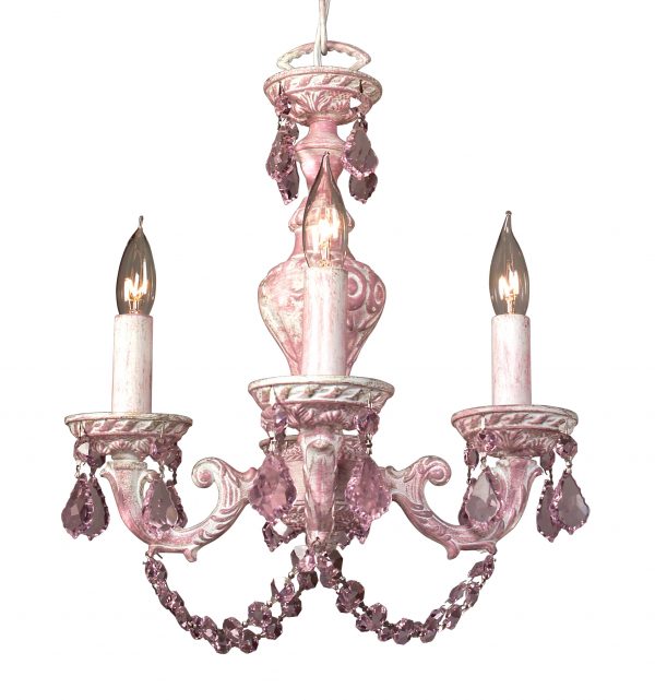 Gabrielle Color-8335 PINK PNK - Mini-Chandelier-4 Lights - Image 1