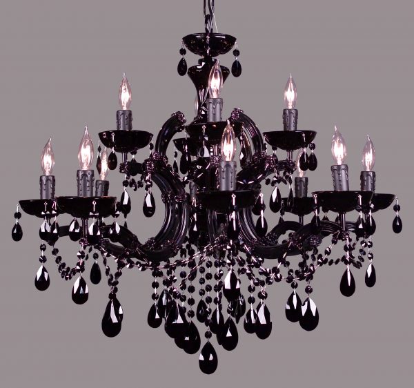 Rialto Traditional-8344 BBLK CBK - Chandelier-12 Lights - Image 1