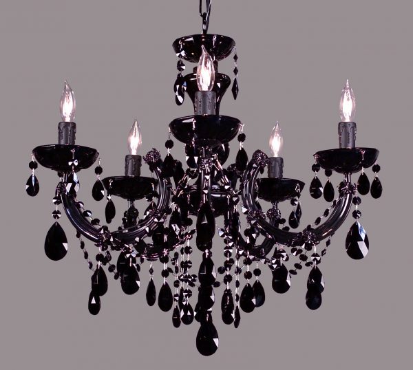 Rialto Traditional-8345 BBLK CBK - Chandelier-5 Lights - Image 1
