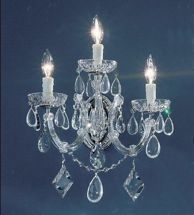 Rialto Contemporary-8353 CH C - Sconce/WallBracket-3 Lights