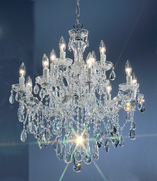 Rialto Contemporary-8354 CH C - Chandelier-12 Lights - Image 1