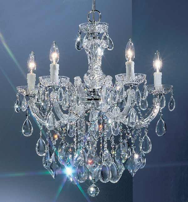 Rialto Contemporary-8355 CH C - Chandelier-5 Lights - Image 1