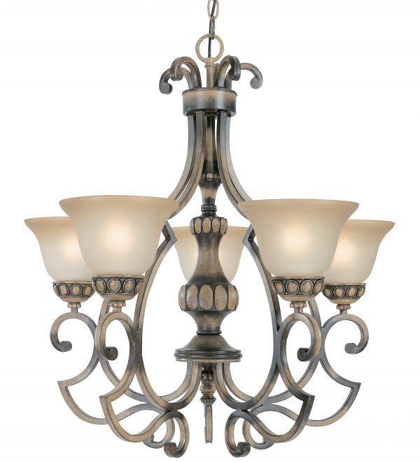 Westchester-92715 HRW - Chandelier-5 Lights - Image 1