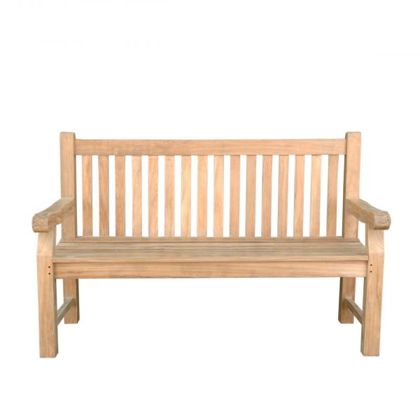 Devonshire 3-Seater Extra Thick Bench With Flower Handcrafted - Image 2