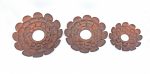Homeroots - Set of Three Copper Novelty Metal Framed Accent Mirror - Image 2