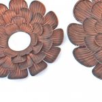 Homeroots - Set of Three Copper Novelty Metal Framed Accent Mirror - Image 4