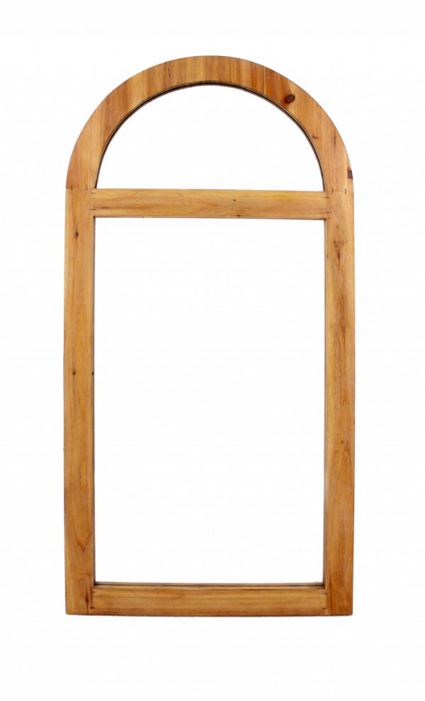 Homeroots - 5" Brown Arch Wood Framed Accent Mirror - Image 3
