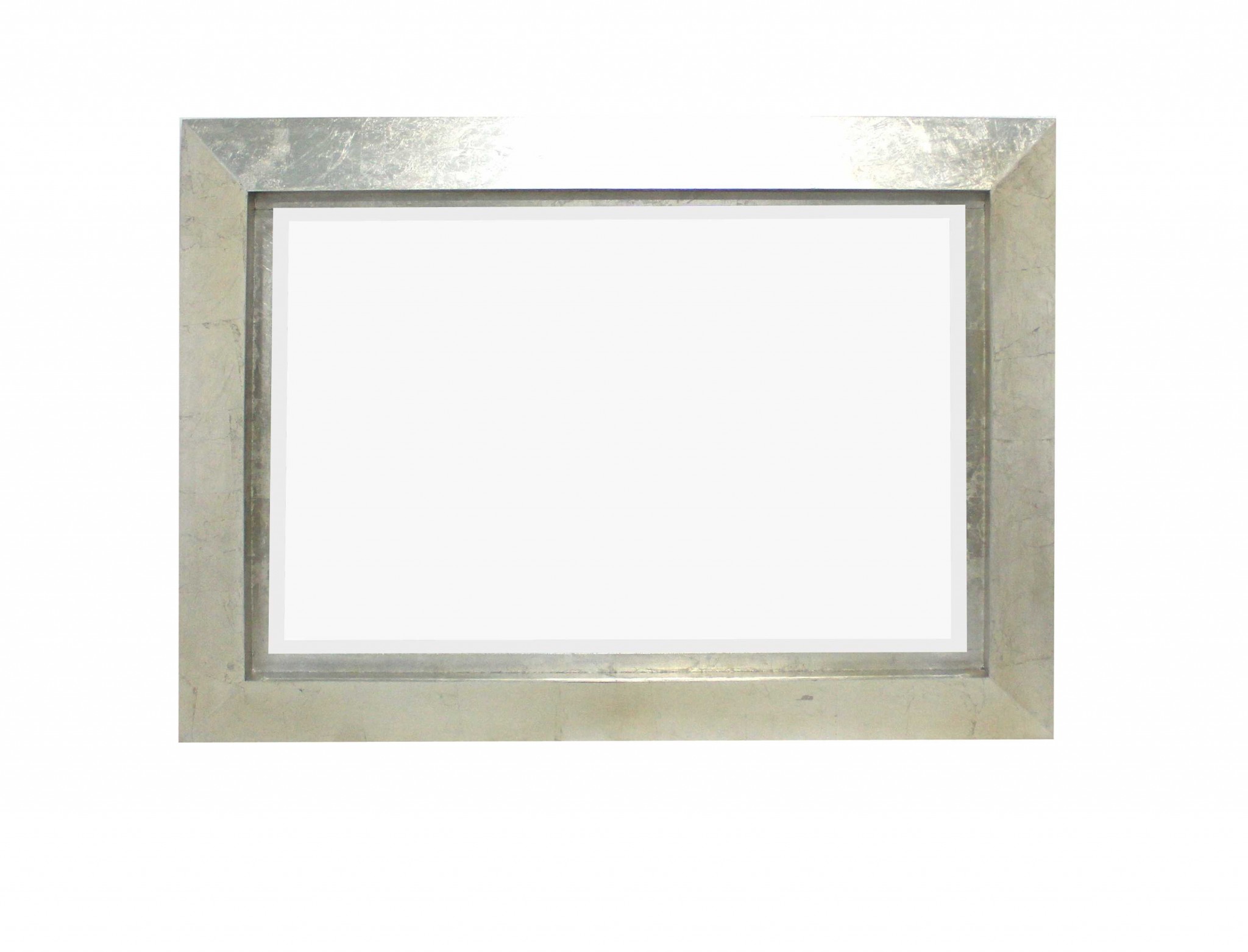 274537_1 Homeroots - Silver Rectangle Accent Metal Mirror - Image 1
