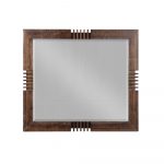 Homeroots - Reclaimed Oak Finish Rectangular Mirror - Image 2