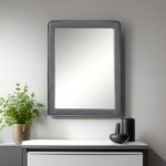 Homeroots - 36" Light Gray Framed Mirror - Image 5
