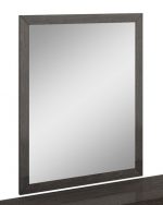 Homeroots - 43" Refined Grey High Gloss Mirror