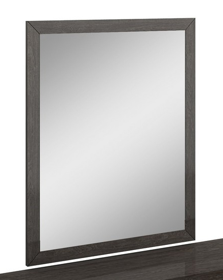 329650_1 Homeroots - 43" Refined Grey High Gloss Mirror - Image 1