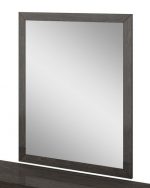 Homeroots - 43" Refined Grey High Gloss Mirror - Image 2