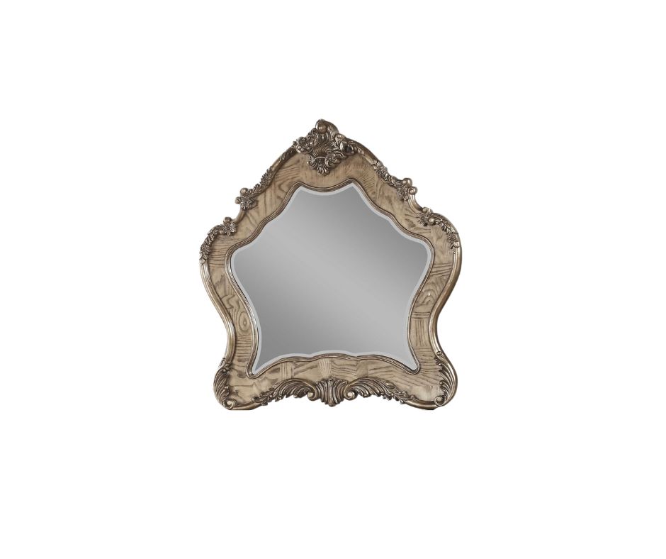 xr:d:DAF8-soMoAM:63,j:1360507130088114369,t:24022722 Homeroots - 48" Oak Abstract Wood Framed Mounted Dresser Mirror - Image 1