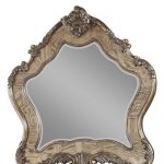 Homeroots - 48" Oak Abstract Wood Framed Mounted Dresser Mirror - Image 4