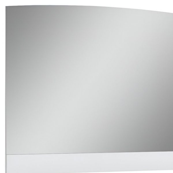 Homeroots - 45" White Wood Framed Mounted Dresser Mirror - Image 4