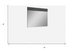 Homeroots - 48" Gray Wood Framed Accent Mirror - Image 5