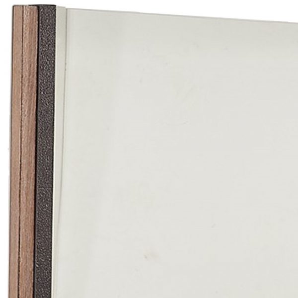 Homeroots - 35" Natural Wood Framed Accent Mirror - Image 3