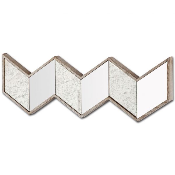 Homeroots - 14" Natural Novelty Wood Framed Accent Mirror - Image 2