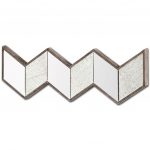 Homeroots - 12" Natural Novelty Wood Framed Accent Mirror - Image 2