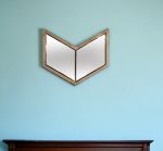 Homeroots - 23" Natural Novelty Wood Framed Accent Mirror - Image 2