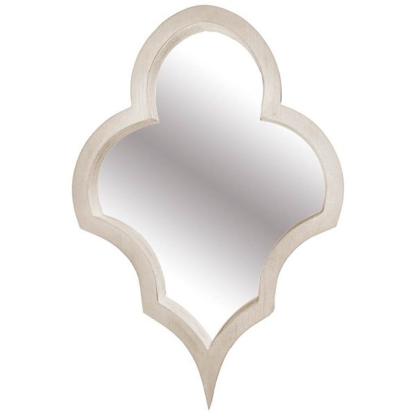Homeroots - 34" Natural Novelty Wood Framed Accent Mirror - Image 2
