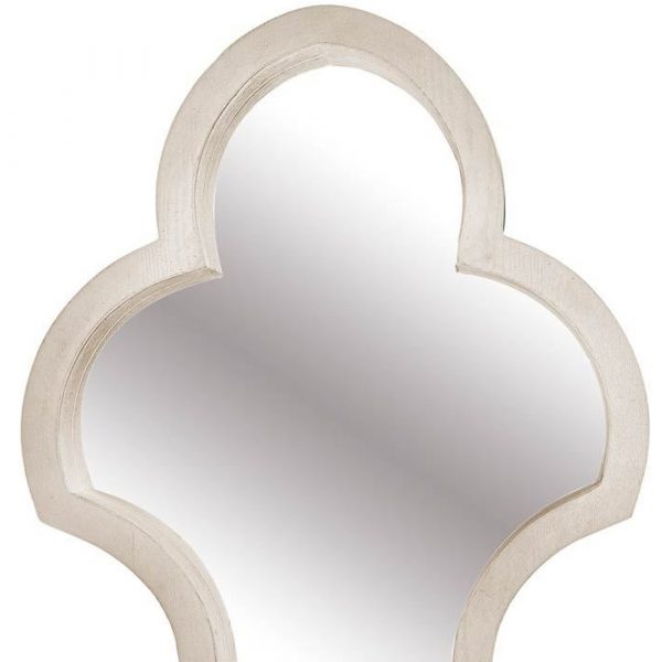 Homeroots - 34" Natural Novelty Wood Framed Accent Mirror - Image 4