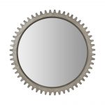Homeroots - 44" Silver Abstract Wood Framed Accent Mirror - Image 2