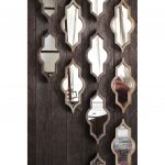 Homeroots - 34" Dark Brown Novelty Framed Accent Mirror - Image 4