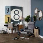 Homeroots - 28" Brown Round Wood Framed Accent Mirror - Image 9