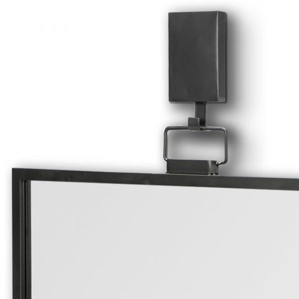 Homeroots - 44" Gunmetal Metal Framed Accent Mirror - Image 8