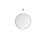 Homeroots - 26" Black Wood Mirror