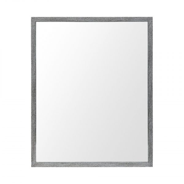 Homeroots - Rectangle Grey Accent Mirror With Driftwood Quality Frame - Image 1