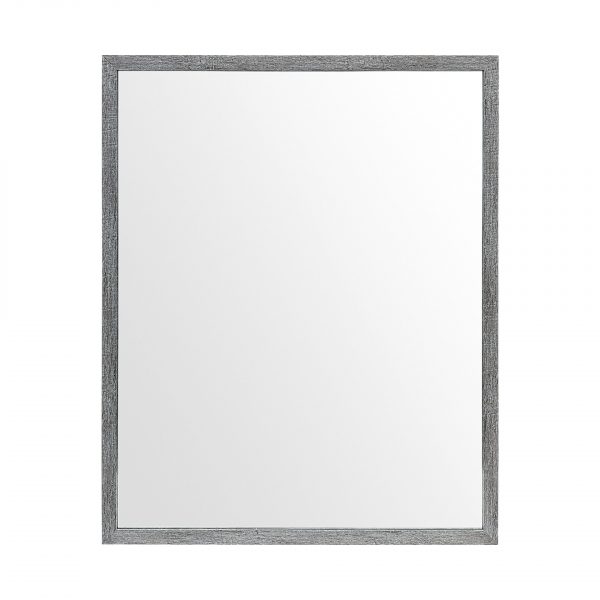 Homeroots - Rectangle Grey Accent Mirror With Driftwood Quality Frame - Image 4